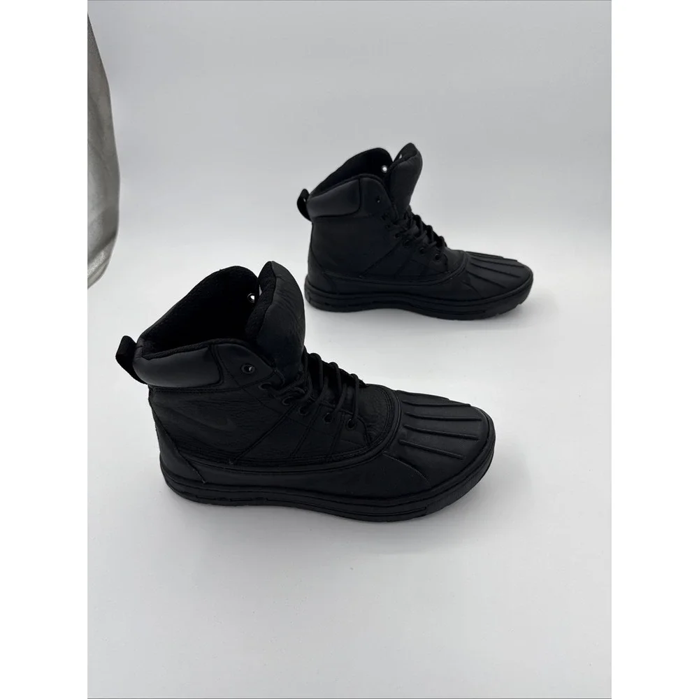 Nike Path WNTR Winter Boots Triple Black Men's Size 8 Waterproof Duck Boot